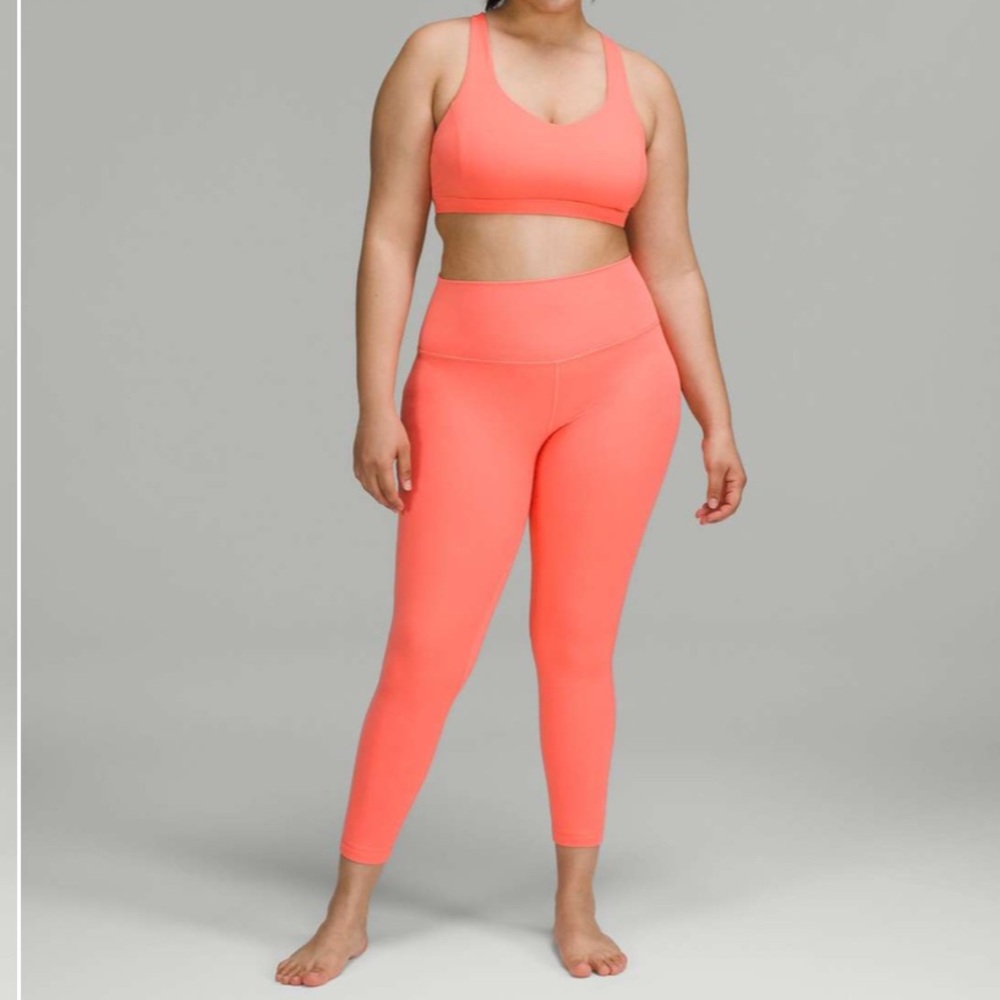 NWT 🍋 Lululemon Raspberry Cream Align High Ride Pant 25” Size 4